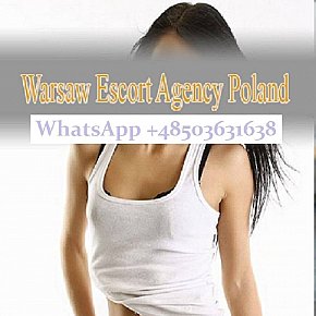 Agnieszka All Natural
 escort in Warsaw offers Blowjob without Condom to Completion services