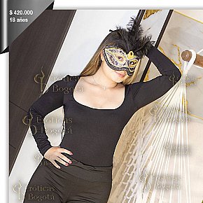 PAULA-EROTICAS Occasional
 escort in Bogota offers French Kissing services