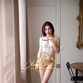 MADINA-STARS All Natural
 escort in Athens offers Cumshot on body (COB) services