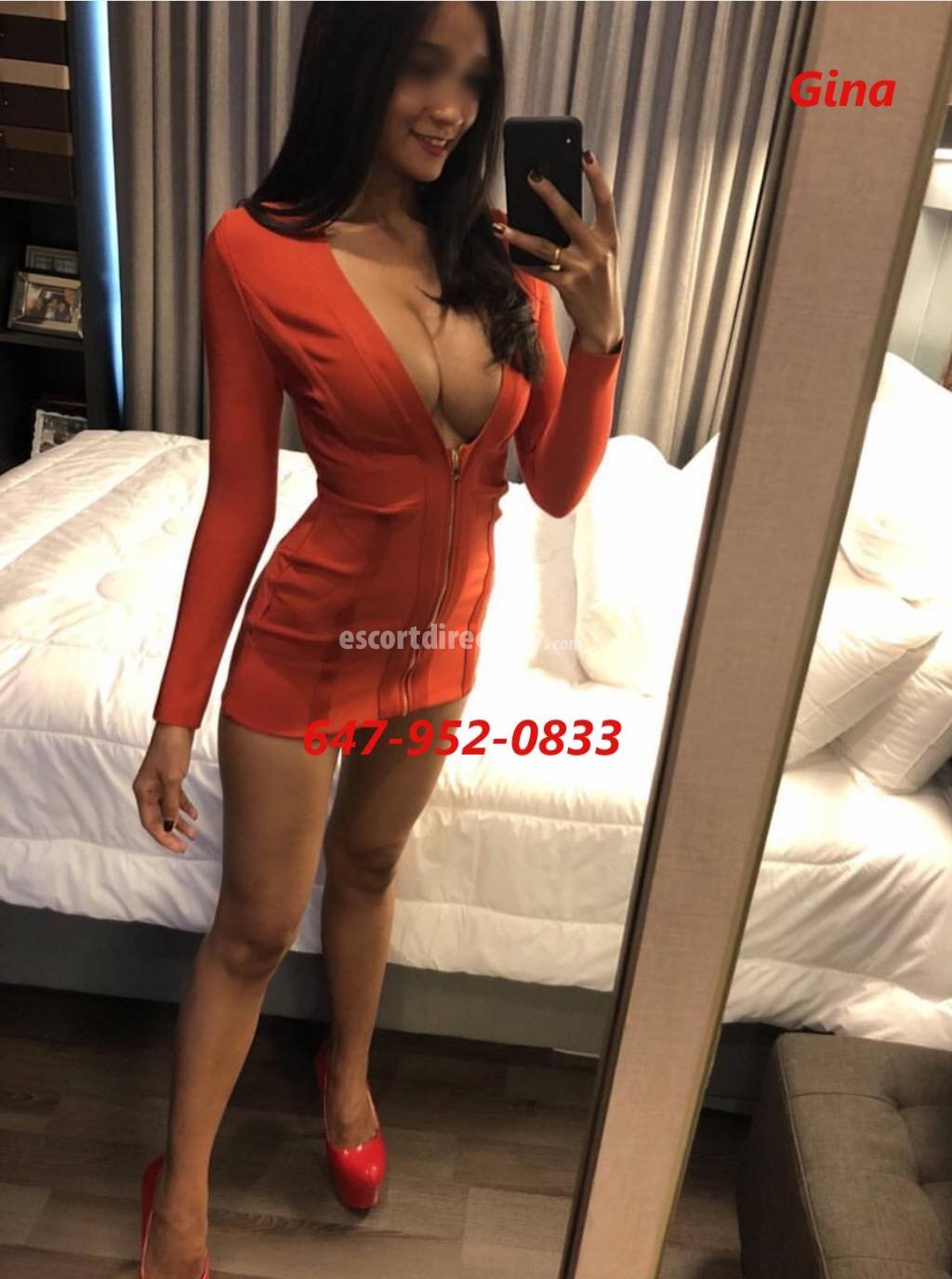 Gina Super Busty
 escort in Toronto offers Intimate shaving services