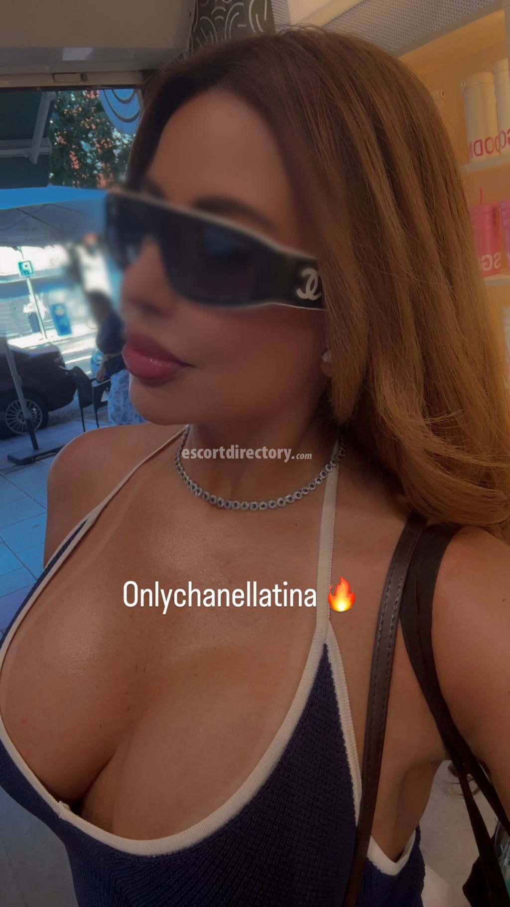 chanel performs blowjob with condom, escort in Madrid
